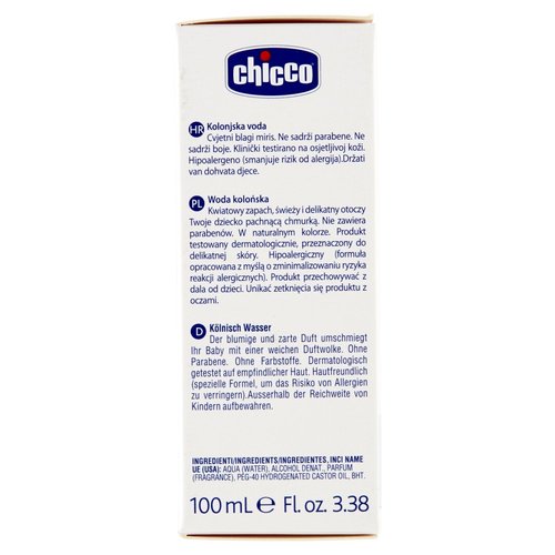 Chicco Baby Moments Eau De Cologne - Gentle Fragrance for Infants | 100ml