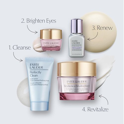 Estée Lauder Resilience Multi-Effect Tri-Peptide Face & Neck Cream SPF 15 - Plumping Anti-Aging Moisturizer