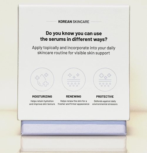 BRÜUN SC - Control Botanical Stem Cell Ampoule - Korean Serum Booster for Face and Body Skin Care Serum 1.18 fl.oz
