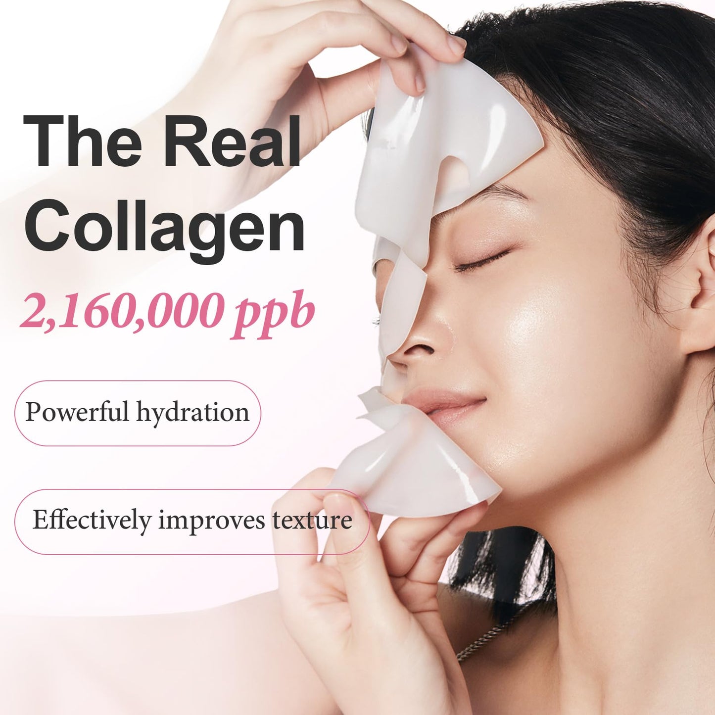 ulluxe Deep Collagen Face Mask, Bio-Collagen Overnight Facial Mask, Hydrating Firming Anti-Aging and Moisturizing, Korean Skincare Masks, Stocking Stuffers for Women & Teen Girls, 37g, 4ea