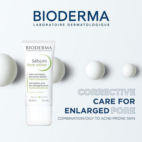 Bioderma Sébium Mat Control Cream - Mattifying Daily Moisturizer for Oily Skin | 1 Fl Oz