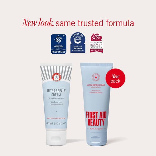First Aid Beauty - Ultra Repair Cream | Intense Hydration & Skin Barrier Strengthening, 2 oz