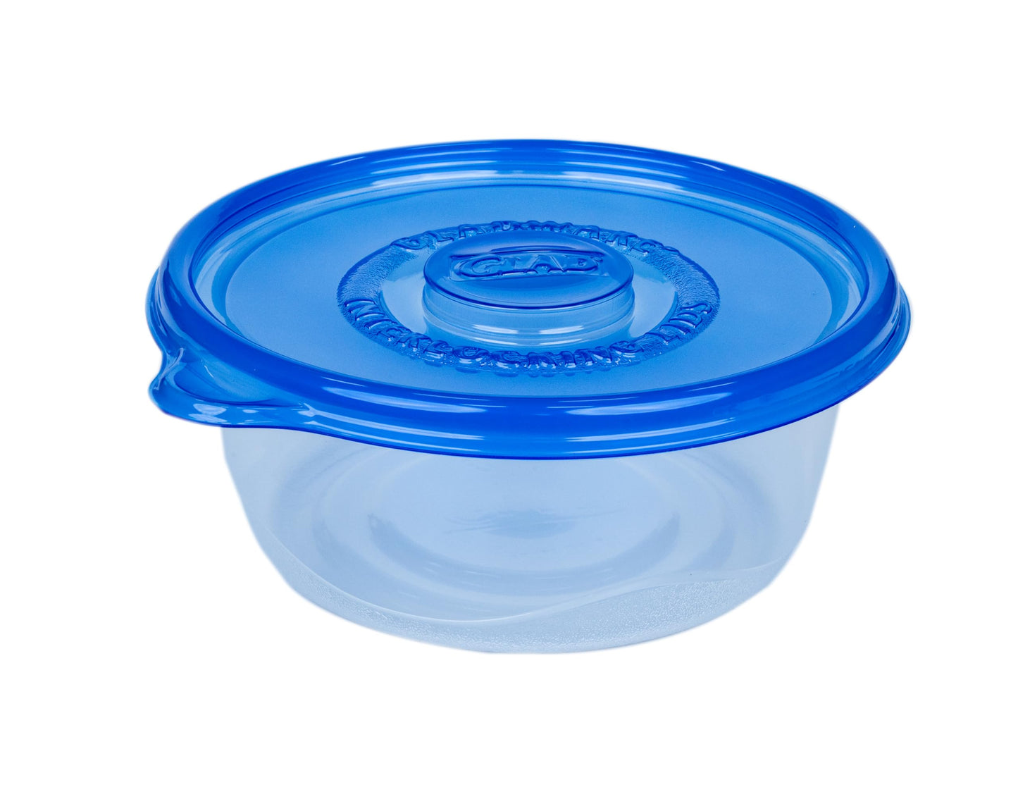 Glad GladWare To Go Snack Food Storage Containers - Medium Round - Meal Container Holds up to 24 Ounces of Food - Lock Tight Seal, 4 Count