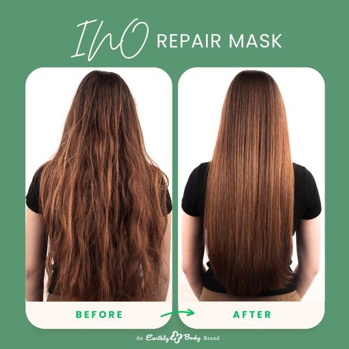 Earthly Body Leave-In Haircare Repair Mask - 1.7 fl oz - Strengthens, Detangles & Reduces Frizz - Vegan Formula