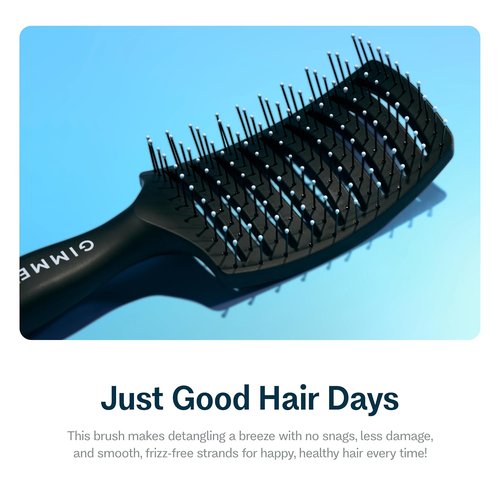 Gimme Beauty Vented Detangling Brush - Heat-Resistant Bristles for Quick Drying - Ideal for All Hair Types