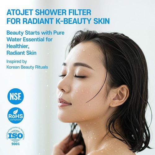 Pure Sediment Filters by AJ-8200 | 6-Pack Showerhead Replacement Filters Inspired by Korea's Beauty Culture