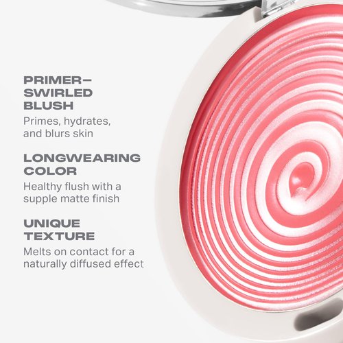 Morphe Huephoric Rush 3-in-1 Silk Cream Blush - Buildable Cream-to-Matte Formula - Hydrates & Blurs Skin - Pleasured (0.28 Ounce)