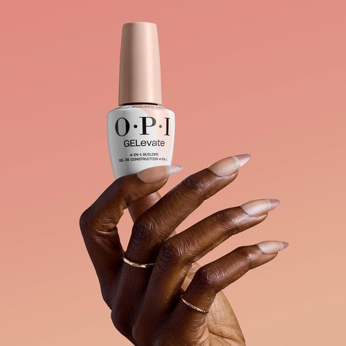 OPI GELevate 4-in-1 Nail Builder Gel - Vegan UV Cure Nail Polish | 15 ML for Strong, Beautiful Nails