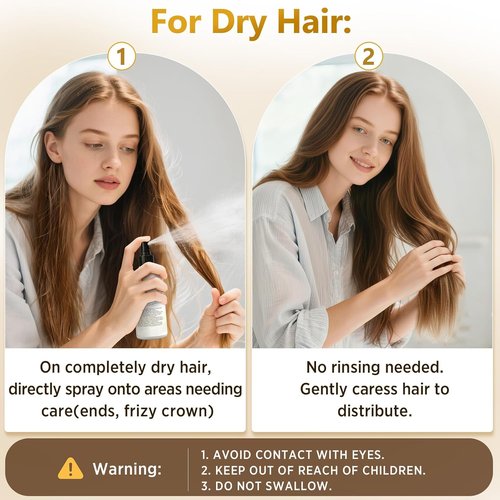 Hair Texture Spray for Women, Volume Spray Adds Body, Shine & Heat Protection for Thin and Fine Hair, Lightweight, Fine Mist with Camellia Seed Oil + Keratin, 8.5 oz