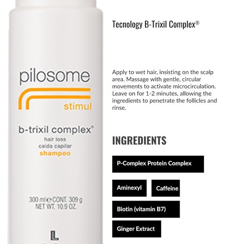 LENDAN Gentle Specific Shampoo - Pilosome Stimul B-Trixil Complex - 300 ml for Soft, Silky Hair