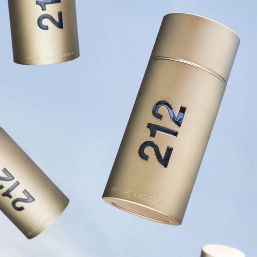 Carolina Herrera 212 Men EDT Spray - Fresh Sandalwood & Spicy Pepper Notes | 3.4 oz Fragrance