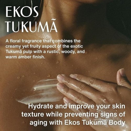 Ekos Tukumã Replenishing Body Lotion Refill - Vegan Moisturizer with Hyaluronic Acid | 13.5 fl oz (400ml)