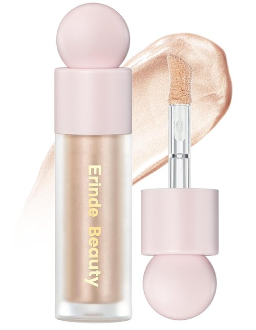 Erinde Liquid Highlighter - Lightweight Cream Illuminator for Natural Glossy Finish | 02# Starlight