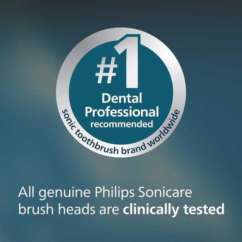 Philips Sonicare C2 Plaque Control Toothbrush Heads - Genuine Replacement, White, 2 Pack, HX9022/77