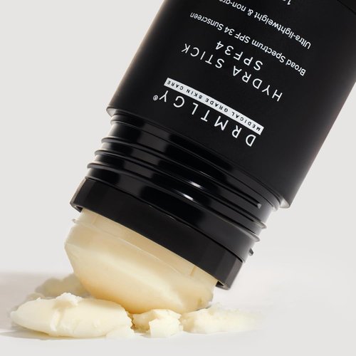 DRMTLGY Bar Sunscreen Stick SPF 34 – Invisible, Mess-Free Face & Body Mineral Hydra Stick with Squalane, Aloe & Coconut Oil – Water-Resistant Broad Spectrum Sun Screen for All Skin Types
