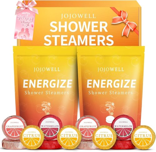 Shower Steamers Aromatherapy with Essential Oils - 12 Pack Birthday Gifts for Women, Mothers Day Gifts for Mom Wife Grandma from Daughter Son, Home Spa Self Care Gifts for Women Who Have Everything