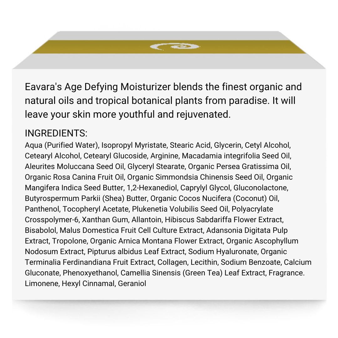 Skiennix Anti-Aging Face Moisturizer - Natural Firming Cream with Hyaluronic Acid & Shea Butter for All Skin Types