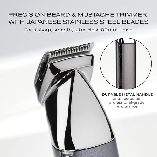 ConairMAN Ultimate Trim Precision Beard Trimmer - 18-Piece All-in-One Men's Grooming Kit | Cordless & Rechargeable