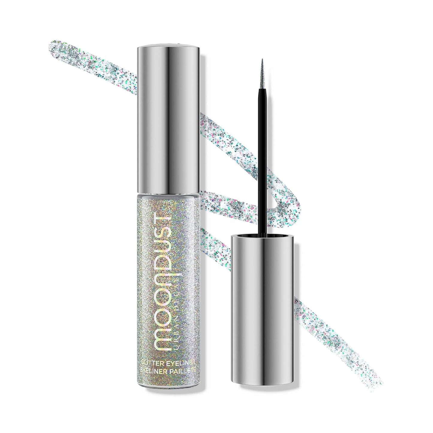 Urban Decay Moondust Liquid Glitter Eyeliner - Longwear Sparkle Liner & Eyeshadow Topper | Quick-Drying, Vegan Formula