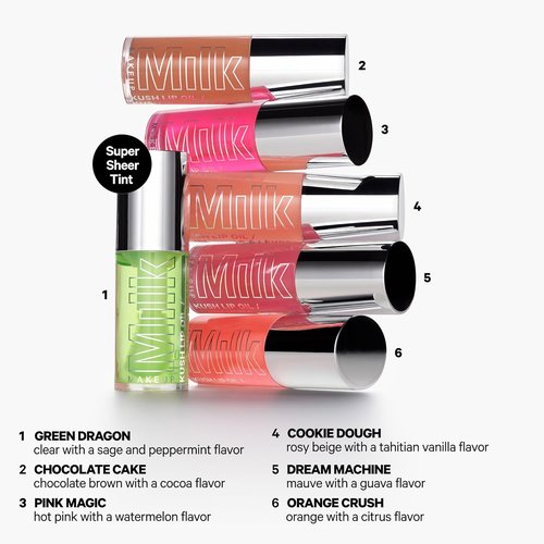 Milk Makeup KUSH Lip Oil - Lightweight, Non-Greasy Formula - Natural Sheer Tint | Vegan & Cruelty-Free