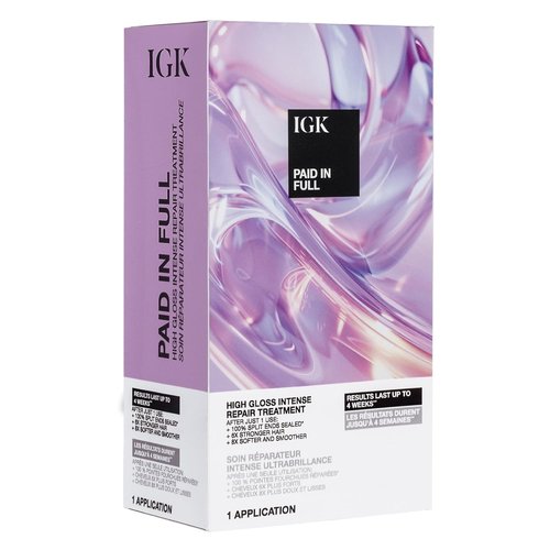 IGK Paid In Full High Gloss Repair Treatment - 100% Split Ends Sealed | Next-Gen Hair Repair Solution