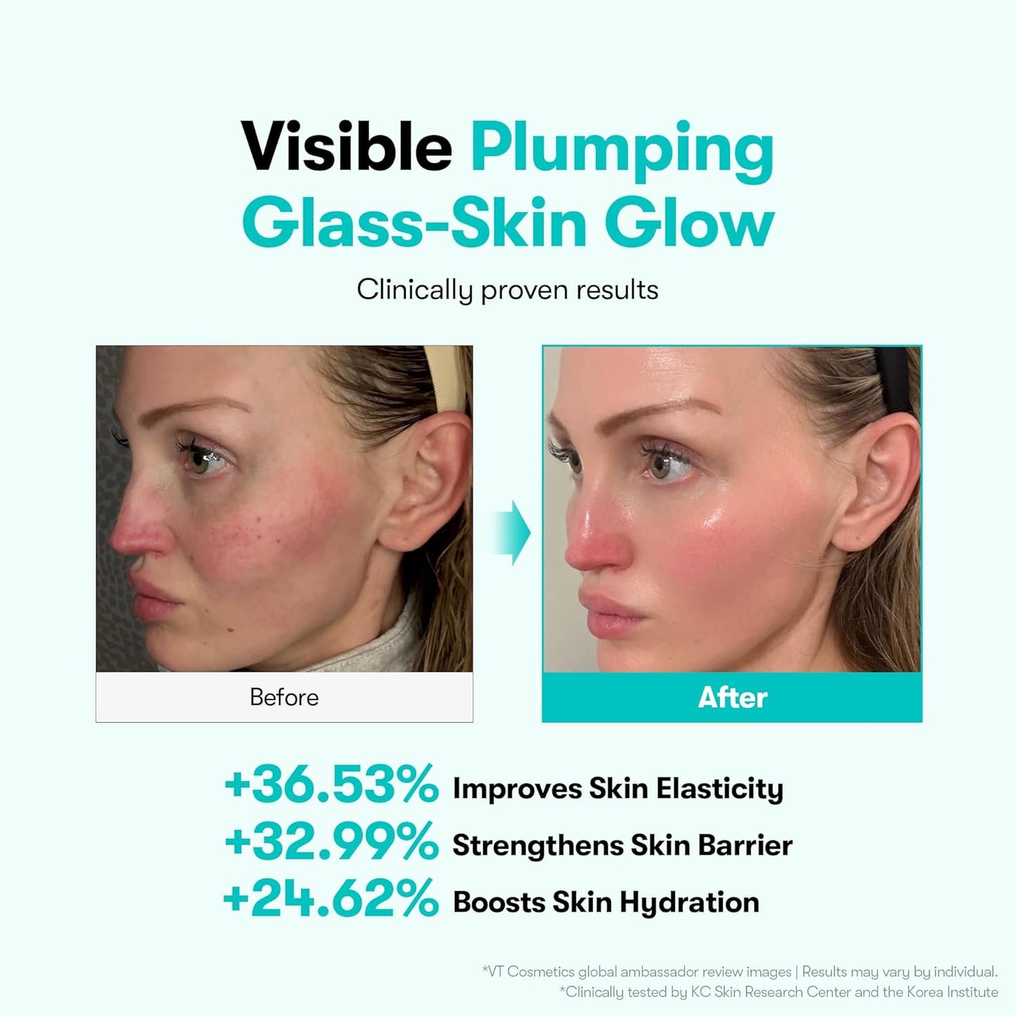 VT COSMETICS PDRN 100 Essence - Intensive Glow Serum for Skin Restoration & Plumping | 1.01 fl. Oz.