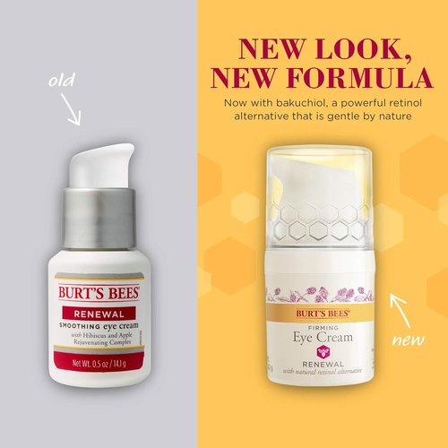 Burt's Bees Renewal Eye Cream - Firming & Smoothing Formula with Hibiscus | 0.58 Ounce