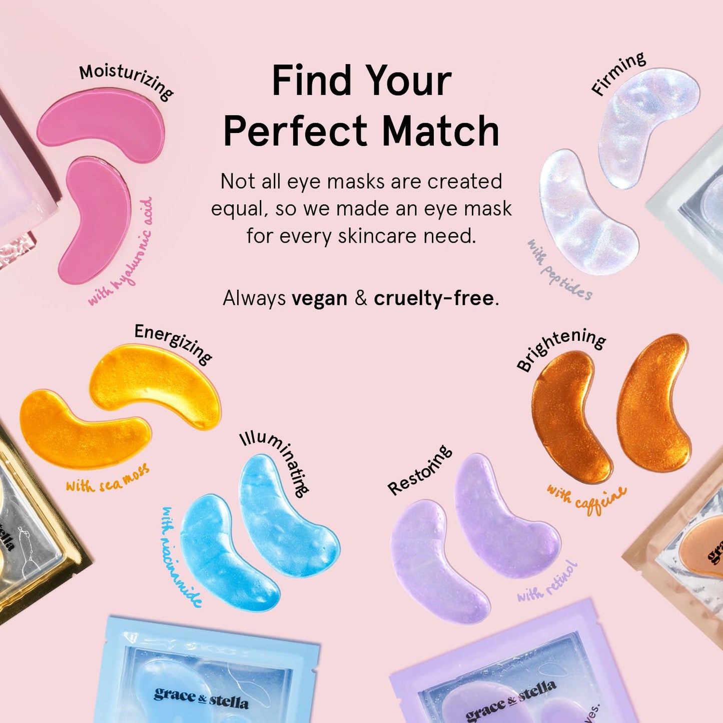 grace & stella Award Winning Under Eye Mask - Birthday Gifts for Women - Gel Eye Patches for Dark Circles, Puffy Eyes, Undereye Bags - Gifts for Mom - Travel Essentials - Vegan (24 Pairs, Gold)