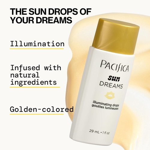 Pacifica Glow Drops - Radiant Skin Illuminator | 1 Fl Oz for a Sun-Kissed Glow