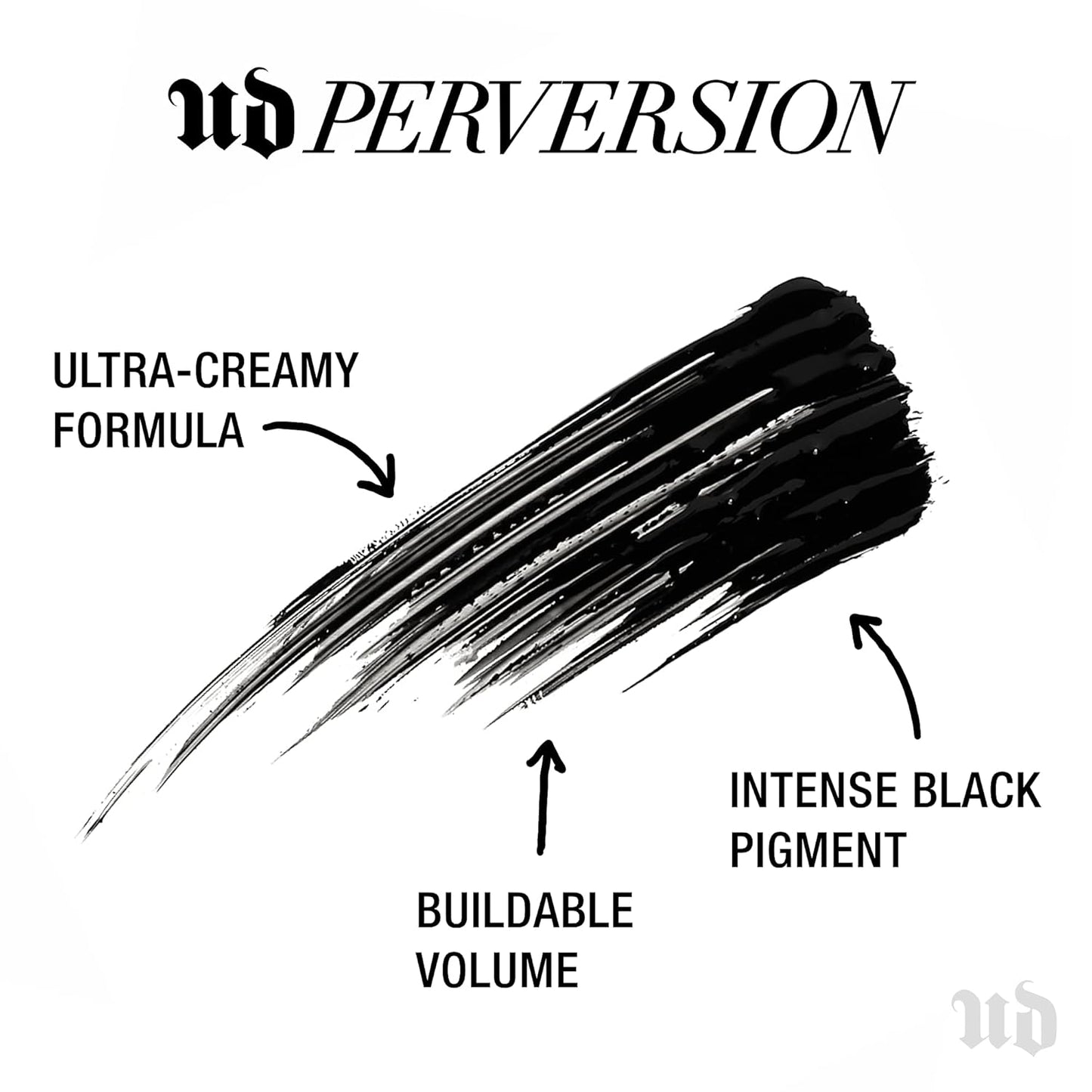 Urban Decay Perversion Volumizing Mascara - Intense Black, Smudge-Resistant & Flake-Free Lash Lengthening