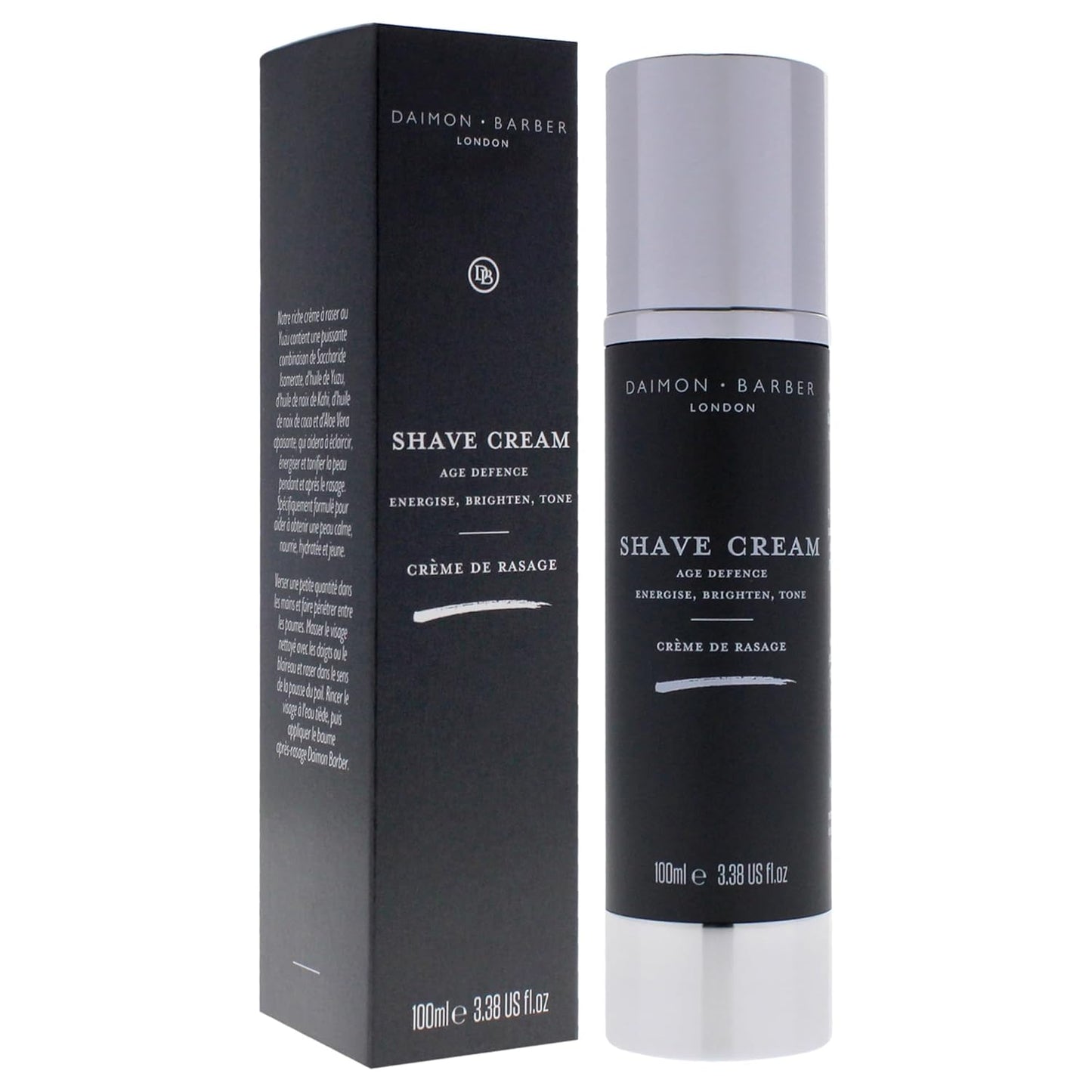 Daimon Barber Shave Cream for Men - Smooth & Hydrating Formula | 3.38 oz Tube