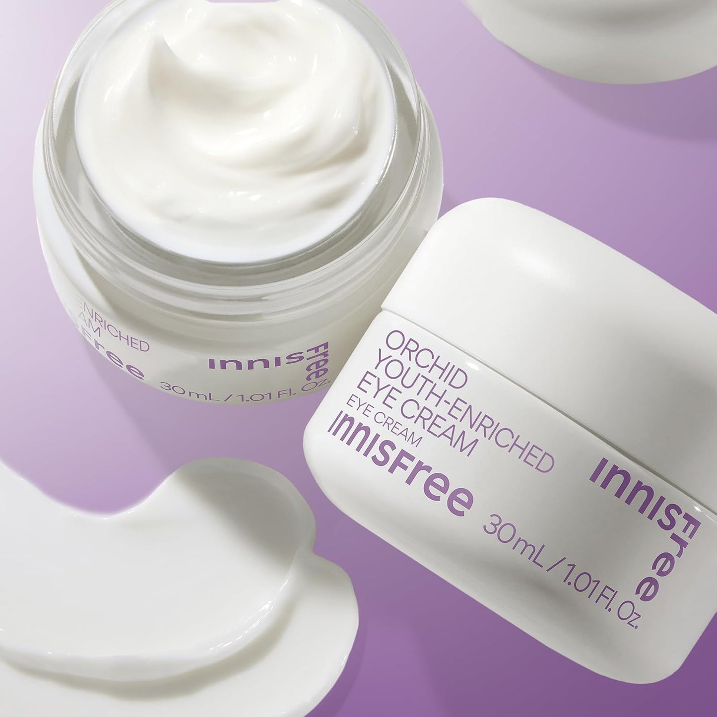 Innisfree Orchid Youth-Enriched Eye Cream - Korean Firming Treatment for Smooth Fine Lines