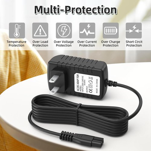 BabylissPro AC Adapter - Compatible Power Supply for FX Clipper Trimmers - 4.5V Charger