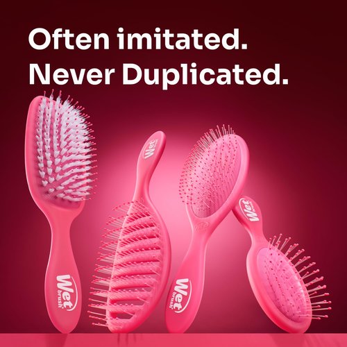 Wet Brush Detangling Brush, Original Detangler (Pink), Wet & Dry Tangle-Free Hair Brush for Women & Men, No Tangle, Soft and Flexible Bristles for Straight, Curly and Thick Hair