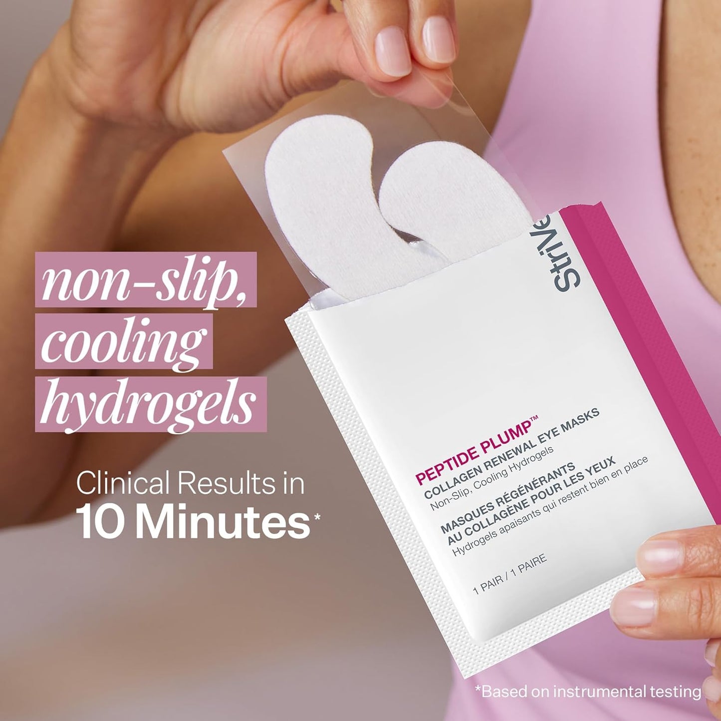 StriVectin Peptide Plump Eye Masks - Collagen Renewal & Smoothing Treatment