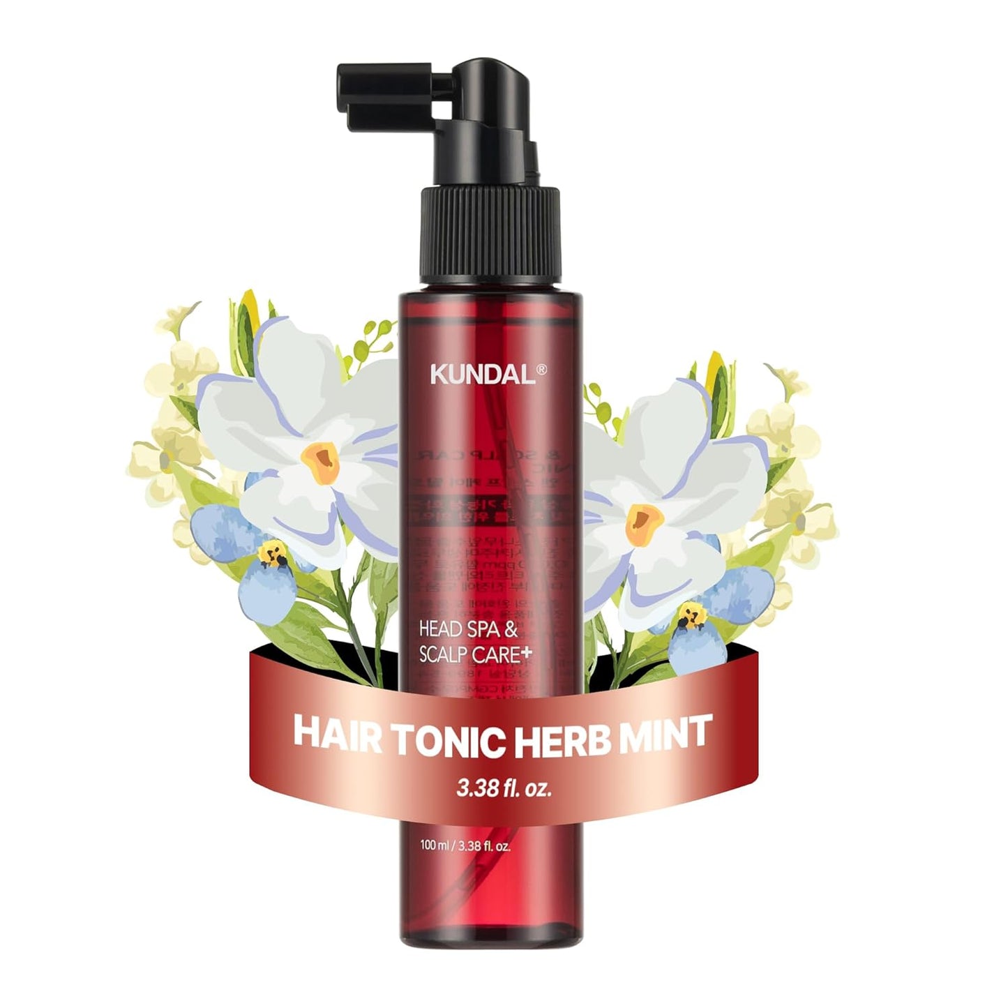 Kundal Caffeine Hair Loss Scalp Tonic - Soothes Scalp & Stimulates Hair Follicles | 3.38 Fl Oz (100ml)