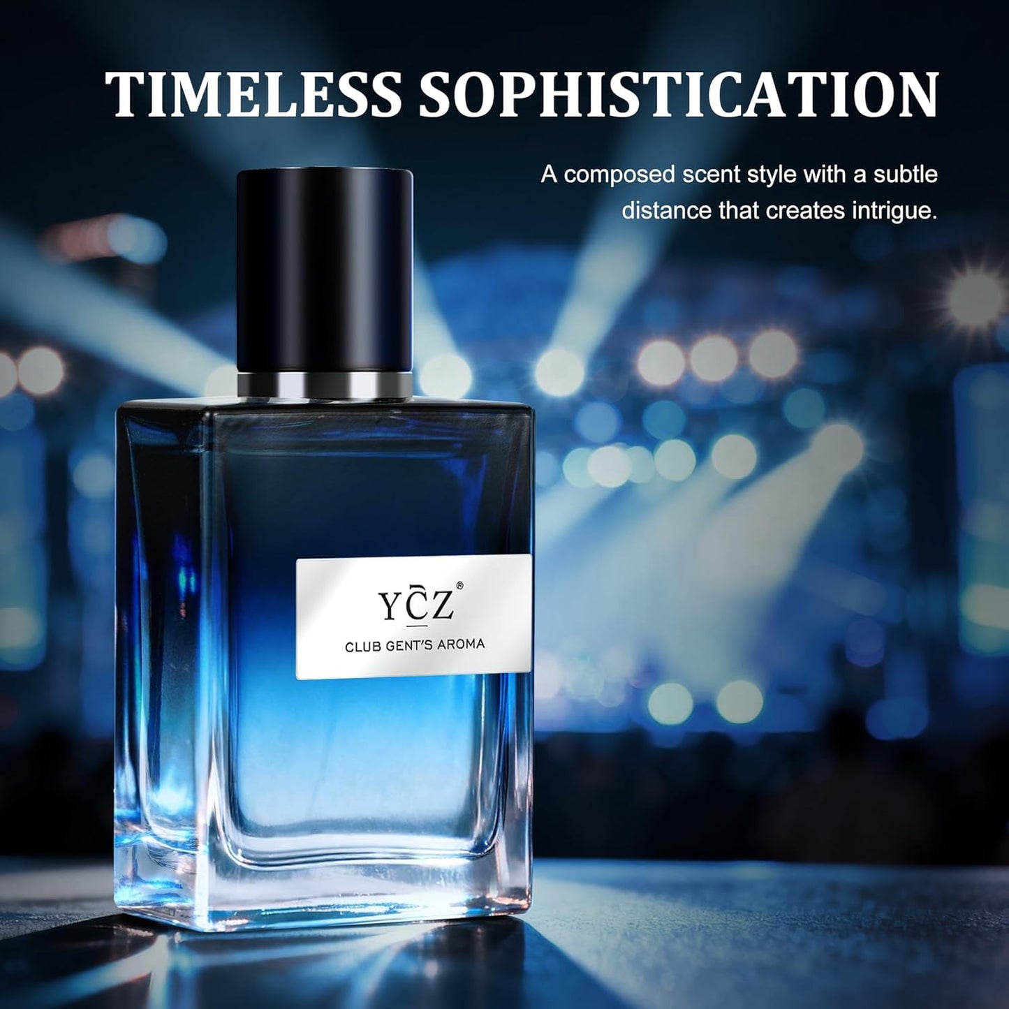 Ycz Club Cologne for Men - Long Lasting Nightclub Essential Fragrance | 1.7oz Aromatic Woody Notes