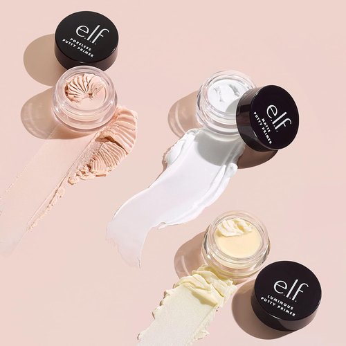 e.l.f. Cosmetics Putty Primer Trio - Poreless, Matte & Luminous Finish | Travel Size 0.14 Oz Each