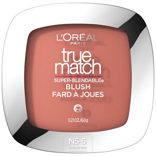 L'Oreal Paris True Match Super-Blendable Powder Blush - Apricot Kiss, 0.21 Oz | Flawless Finish