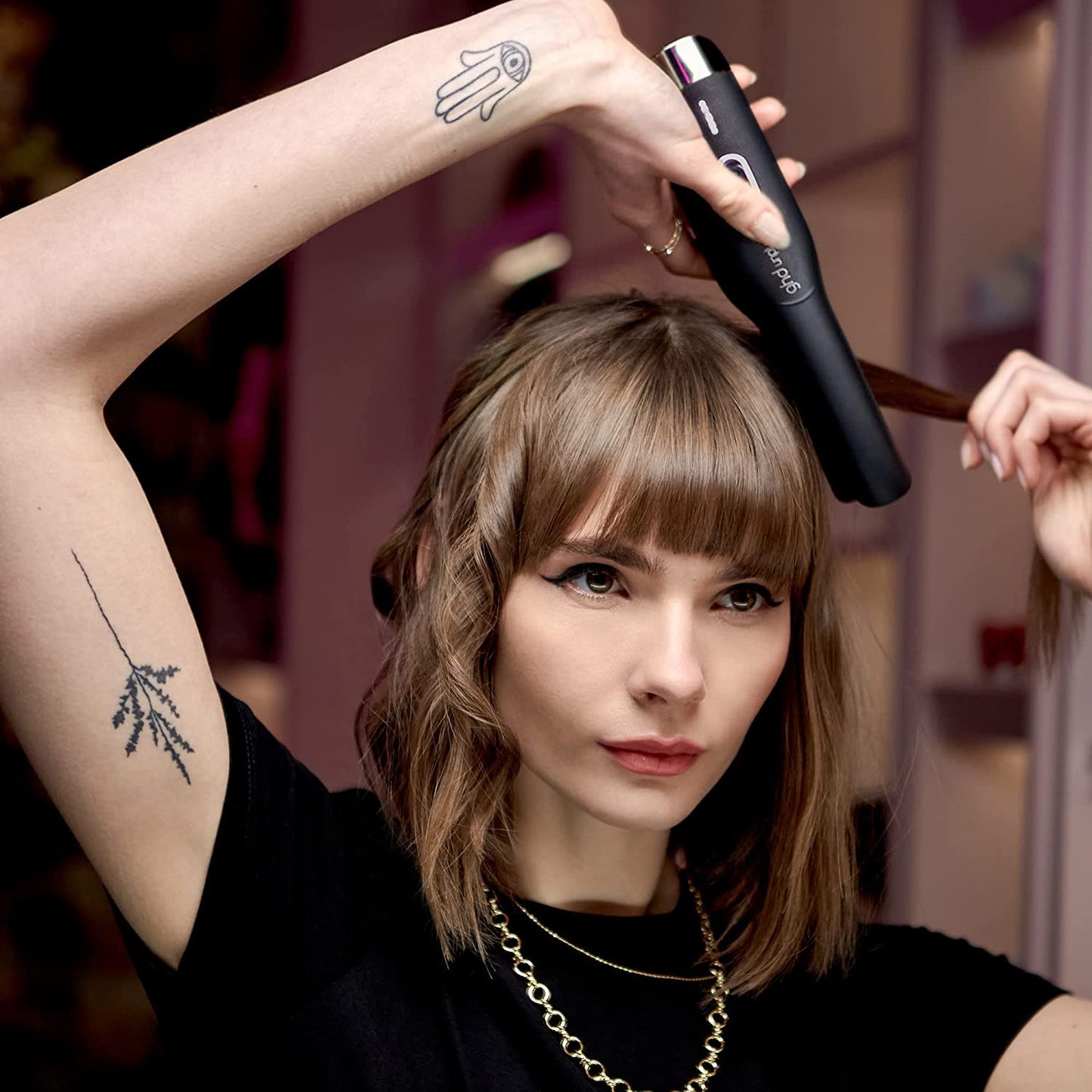 GHD Unplugged Styler - Cordless Flat Iron for Effortless Styling Anywhere