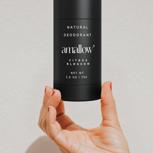 Amallow Natural Deodorant - Aluminum Salt-Free, Tallow-Based Formula with Magnesium & Zinc - 2.6 oz Citrus Blossom