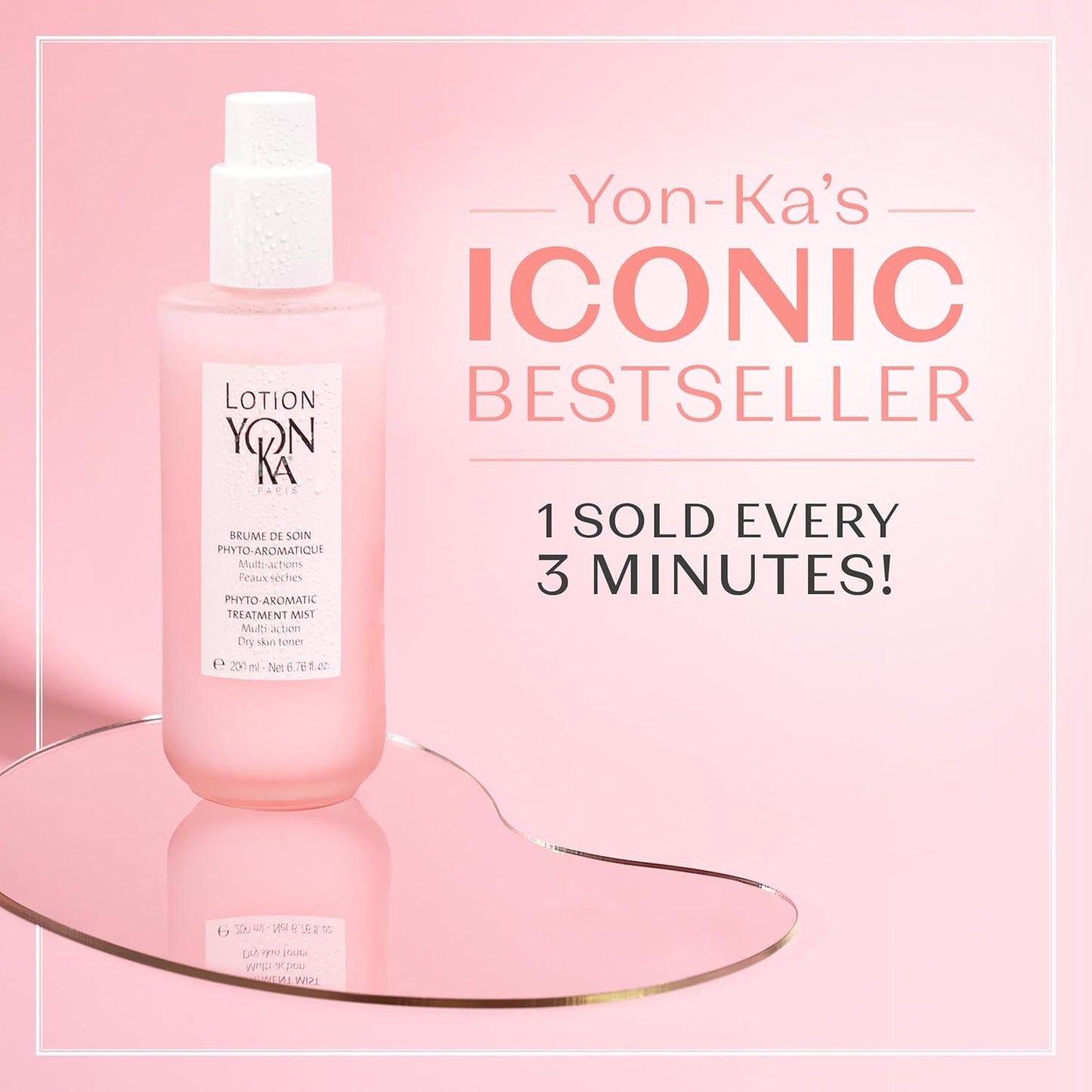 Yon-Ka PS Hydrating Face Toner - Calming Daily Mist with Botanical Extracts for Dry & Sensitive Skin | Alcohol-Free, Minimizes Pores & Redness