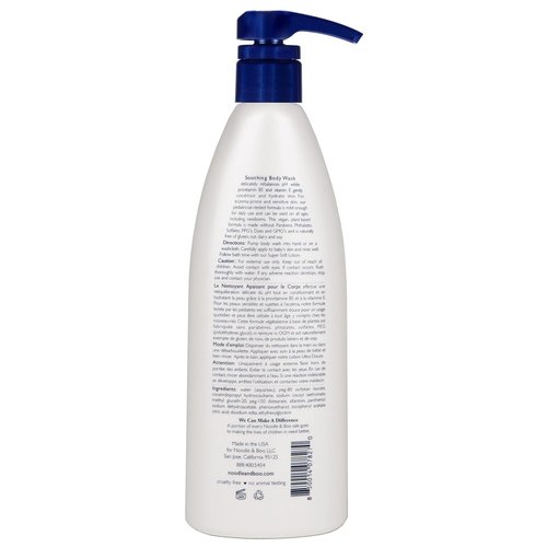Noodle & Boo Soothing Body Wash - Fragrance-Free Formula for Baby Eczema Care | 16 fl. oz.