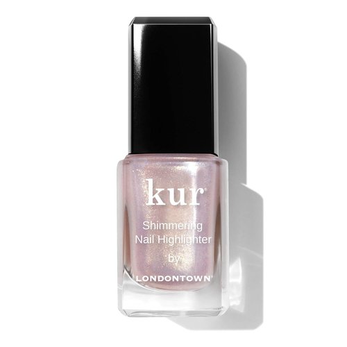 LONDONTOWN Shimmer Nail Highlighter - Iridescent Nail Polish Treatment, Vegan & Cruelty-Free, Sunkissed Gold Pink - 0.40 Fl Oz