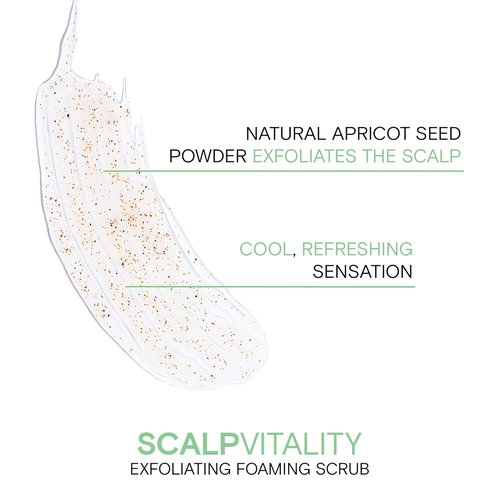 Joico Scalp Vitality Exfoliating Foaming Scrub - Supports Healthy Scalp | Removes Oil & Buildup | 6 Fl Oz