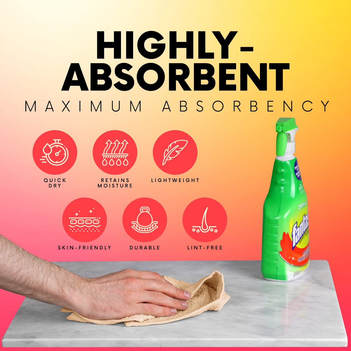 Multicolored Body Wash Cloths Washcloths Set of 16 Multipurpose Cotton Kitchen Washcloths, Bathroom Wash Cloths for Face and Body, Utility Rags - Soft and Absorbent, Washable Rags - 12 x 12 Inches