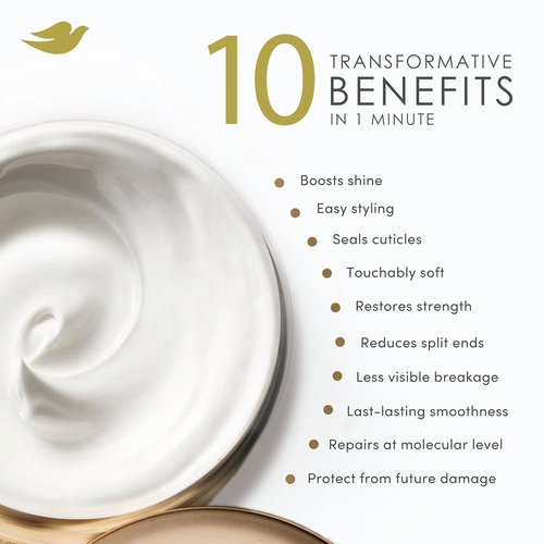 Dove Hair Intensive Repair Serum Mask - 10-in-1 Bio-Protein Care for Damaged Hair | 9.2 fl oz