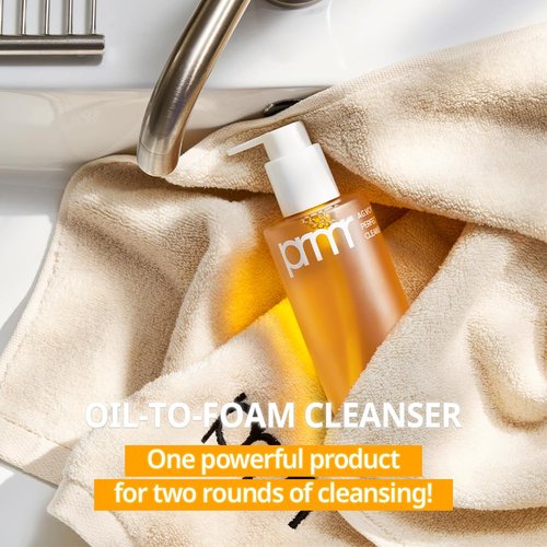 PRIMERA Oil to Foam Cleanser - Includes PRMR Gel Masks & Vitatinol Serum | Gentle & Effective Skincare