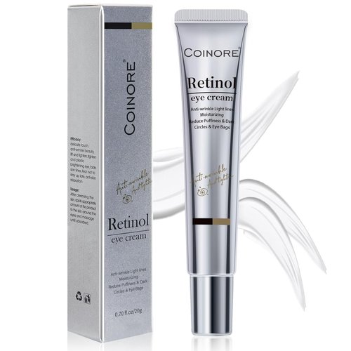 Regine Switzerland Retinol Under Eye Cream - Anti-Aging Treatment for Dark Circles & Puffiness | Gentle Formula for All, 0.7 Fl Oz