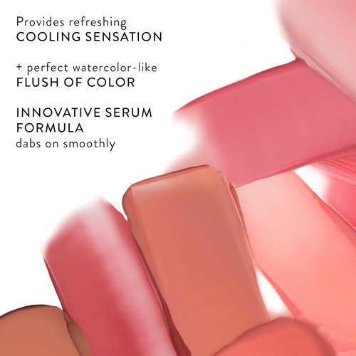 Laura Geller New York Serum Blush Tint - Lightweight Liquid Blush for Cheeks, Practical Pink
